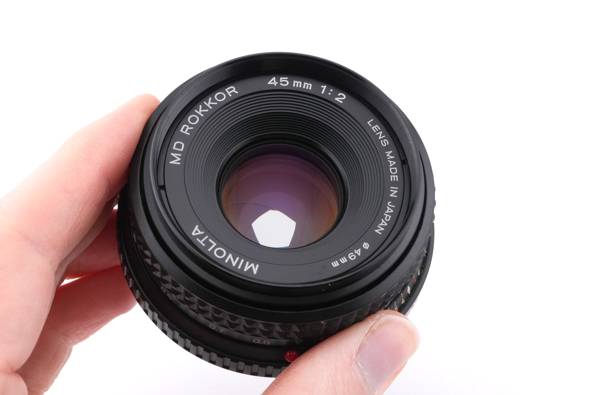 Minolta 45mm f2 MD Rokkor