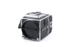 Hasselblad 503CX (Silver, 10026) + Acute Matte Focusing Screen (42165) + A12N Film Magazine + Waist Level Finder (New / Chrome, 42315)