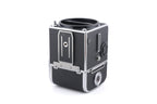 Hasselblad 503CX (Silver, 10026) + Acute Matte Focusing Screen (42165) + A12N Film Magazine + Waist Level Finder (New / Chrome, 42315)