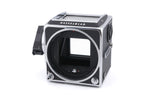 Hasselblad 503CX (Silver, 10026) + Acute Matte Focusing Screen (42165) + A12N Film Magazine + Waist Level Finder (New / Chrome, 42315)