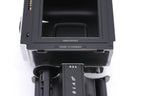 Hasselblad 503CX (Silver, 10026) + Acute Matte Focusing Screen (42165) + A12N Film Magazine + Waist Level Finder (New / Chrome, 42315)
