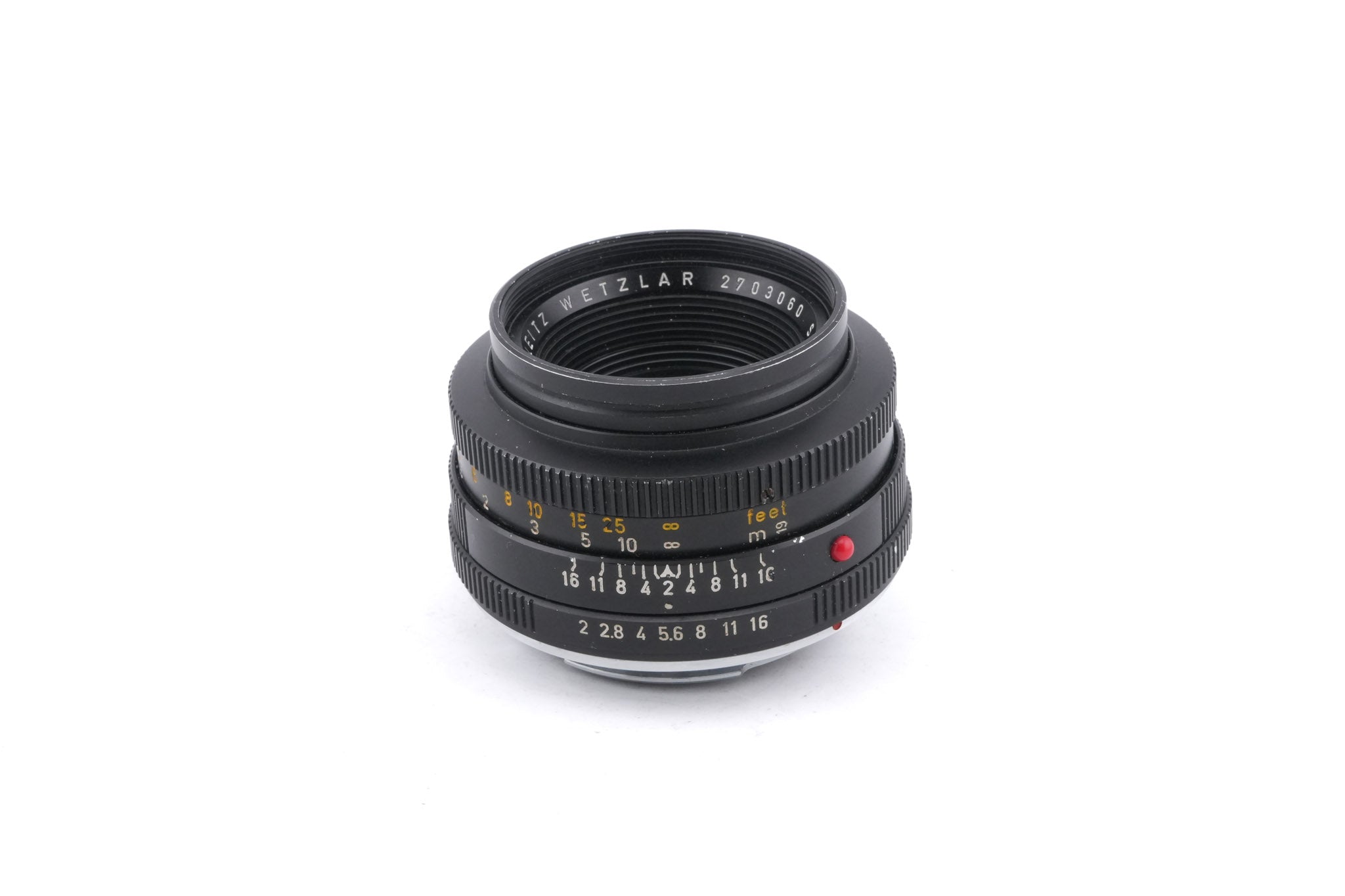 Leica 50mm f2 Summicron-R (Type I) (2-Cam) (11228)