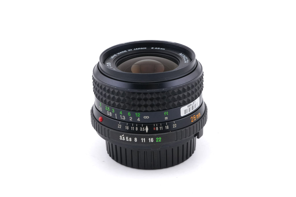 Minolta 28mm f3.5 MD W.Rokkor