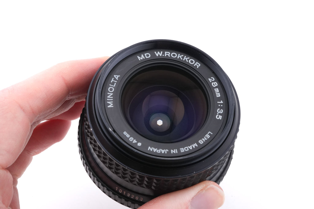 Minolta 28mm f3.5 MD W.Rokkor