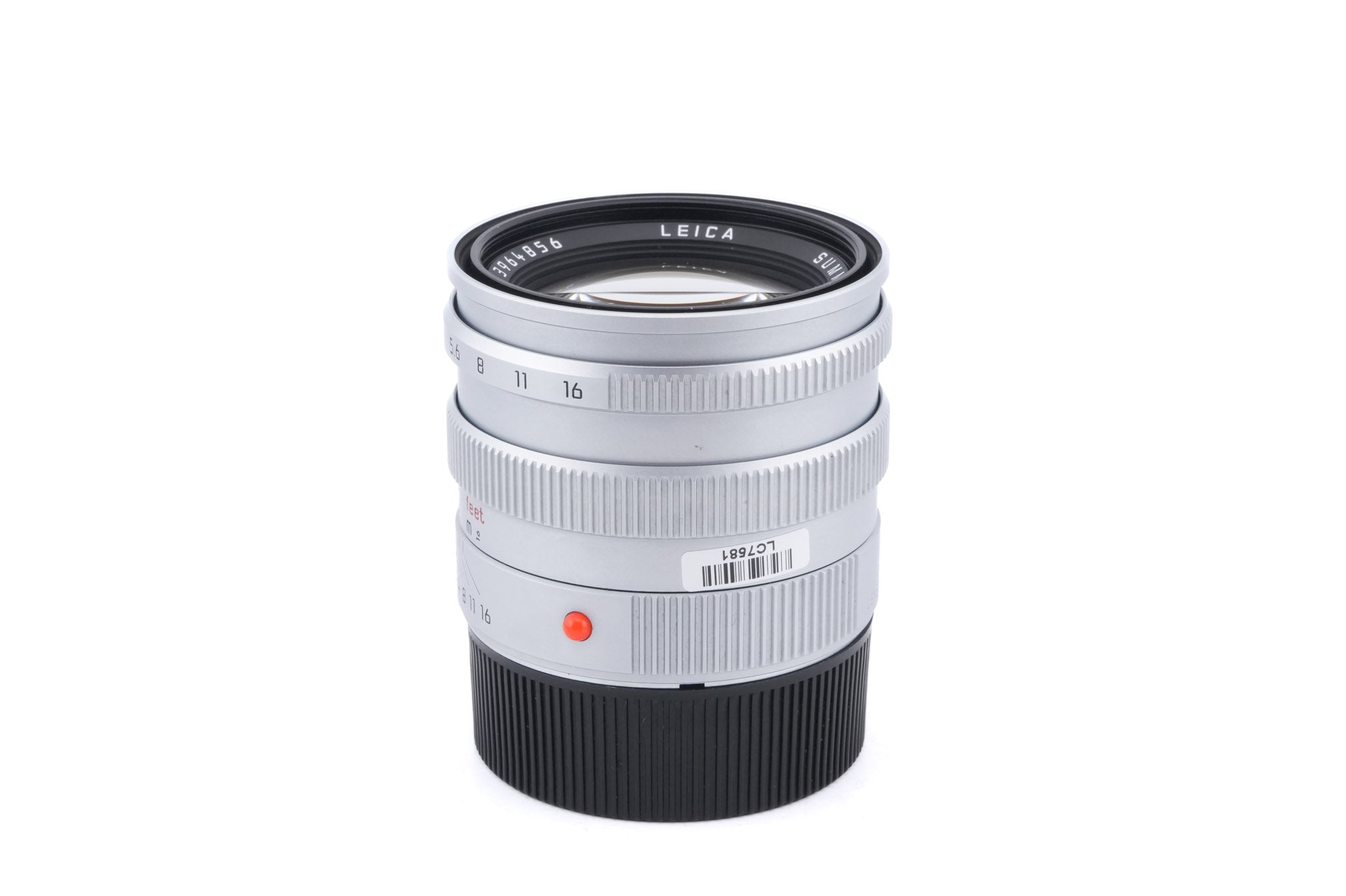 Leica 50mm f1.4 Summilux-M (Type III) (Silver, 11856)