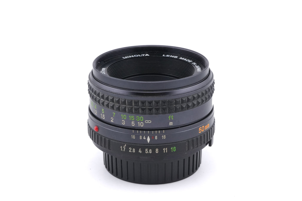 Minolta 50mm f1.7 MD Rokkor