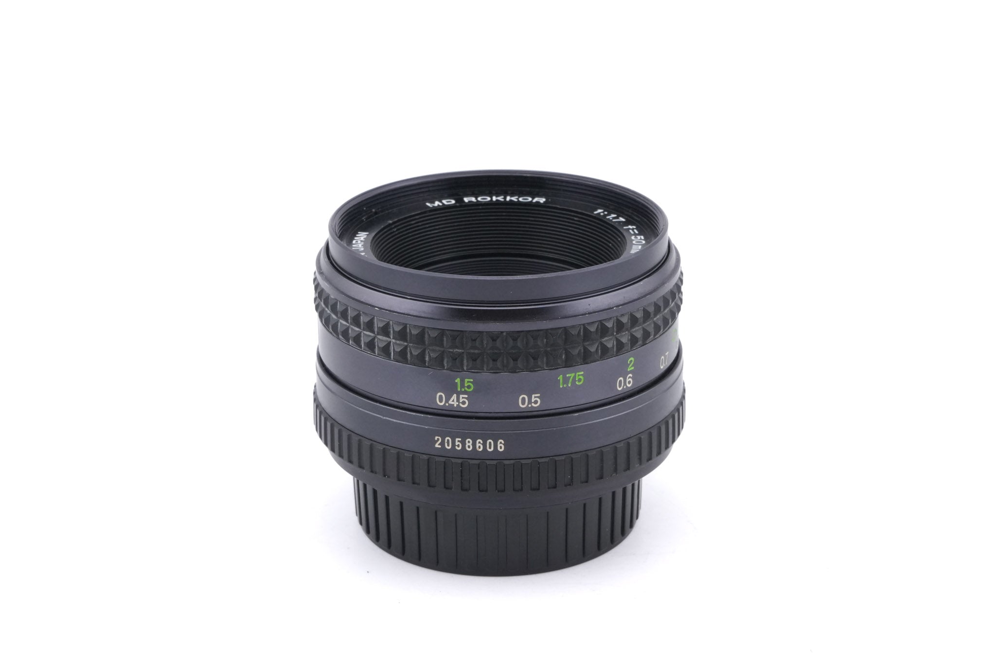 Minolta 50mm f1.7 MD Rokkor