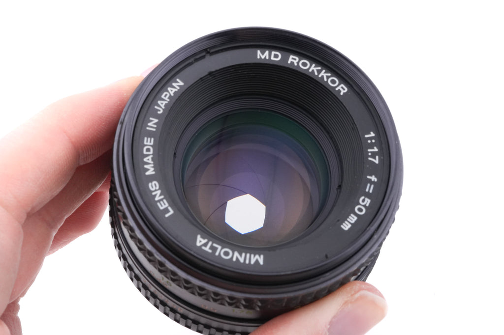 Minolta 50mm f1.7 MD Rokkor