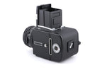 Hasselblad 501C (11045) + Waist Level Finder (New / Black, 42323) + A12N Film Magazine + 80mm f2.8 Planar T* C (New) (20029) + Acute Matte D Standard Focusing Screen (42204)