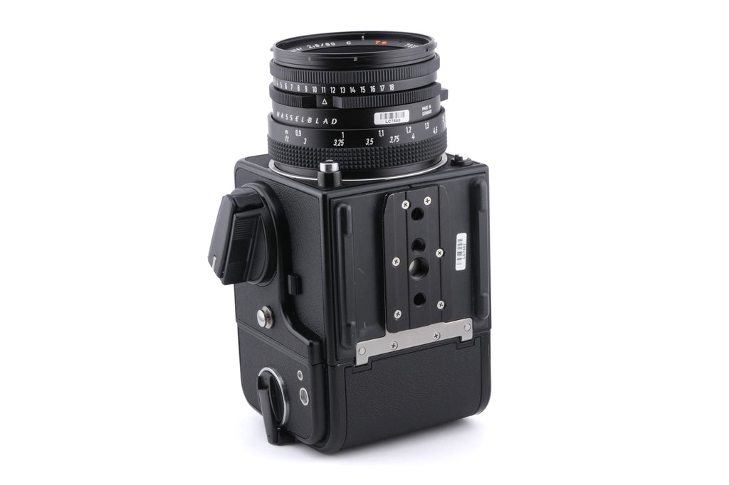 Hasselblad 501C (11045) + Waist Level Finder (New / Black, 42323) + A12N Film Magazine + 80mm f2.8 Planar T* C (New) (20029) + Acute Matte D Standard Focusing Screen (42204)