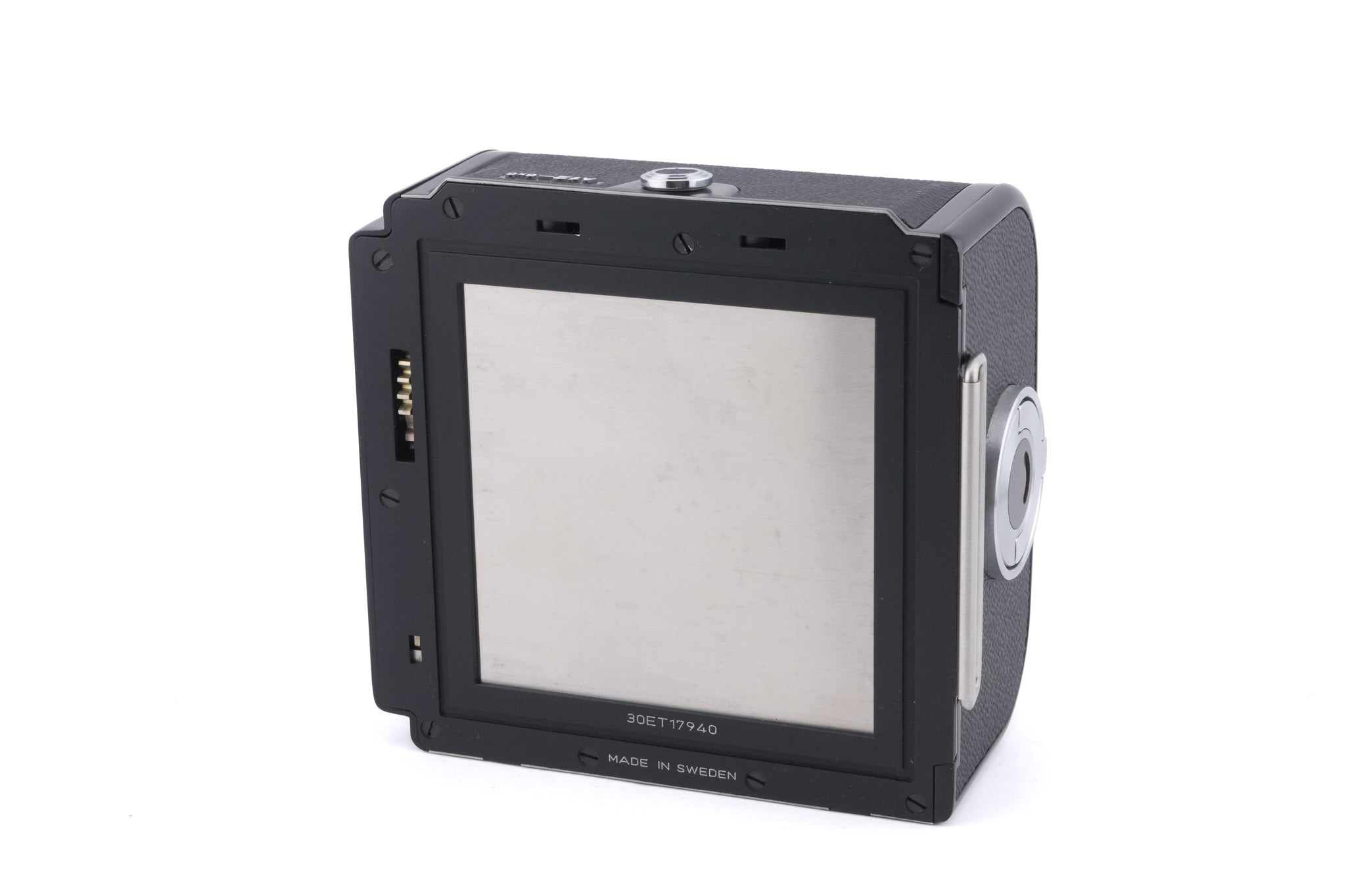 Hasselblad 501C (11045) + Waist Level Finder (New / Black, 42323) + A12N Film Magazine + 80mm f2.8 Planar T* C (New) (20029) + Acute Matte D Standard Focusing Screen (42204)