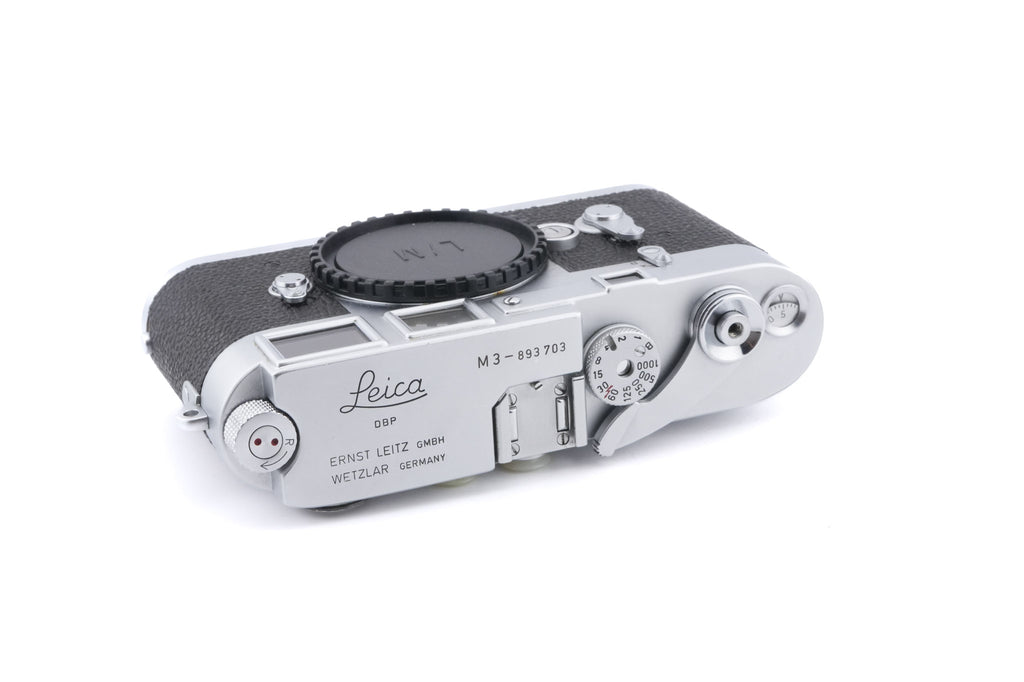 Leica M3 (Double Stroke) (IGEMO / 10150) + M3 Leather Ever Ready Case (14528)