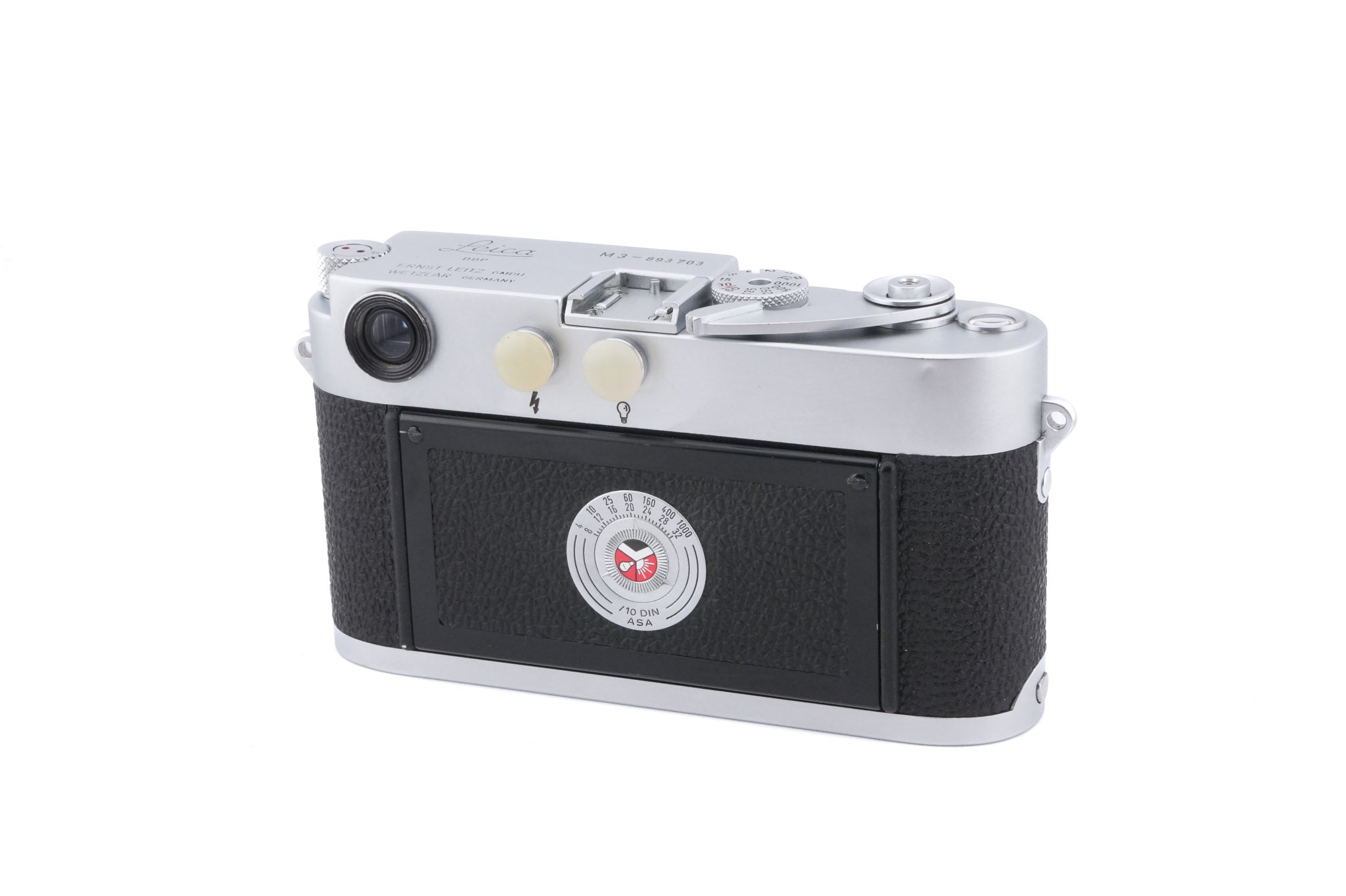 Leica M3 (Double Stroke) (IGEMO / 10150) + M3 Leather Ever Ready Case (14528)