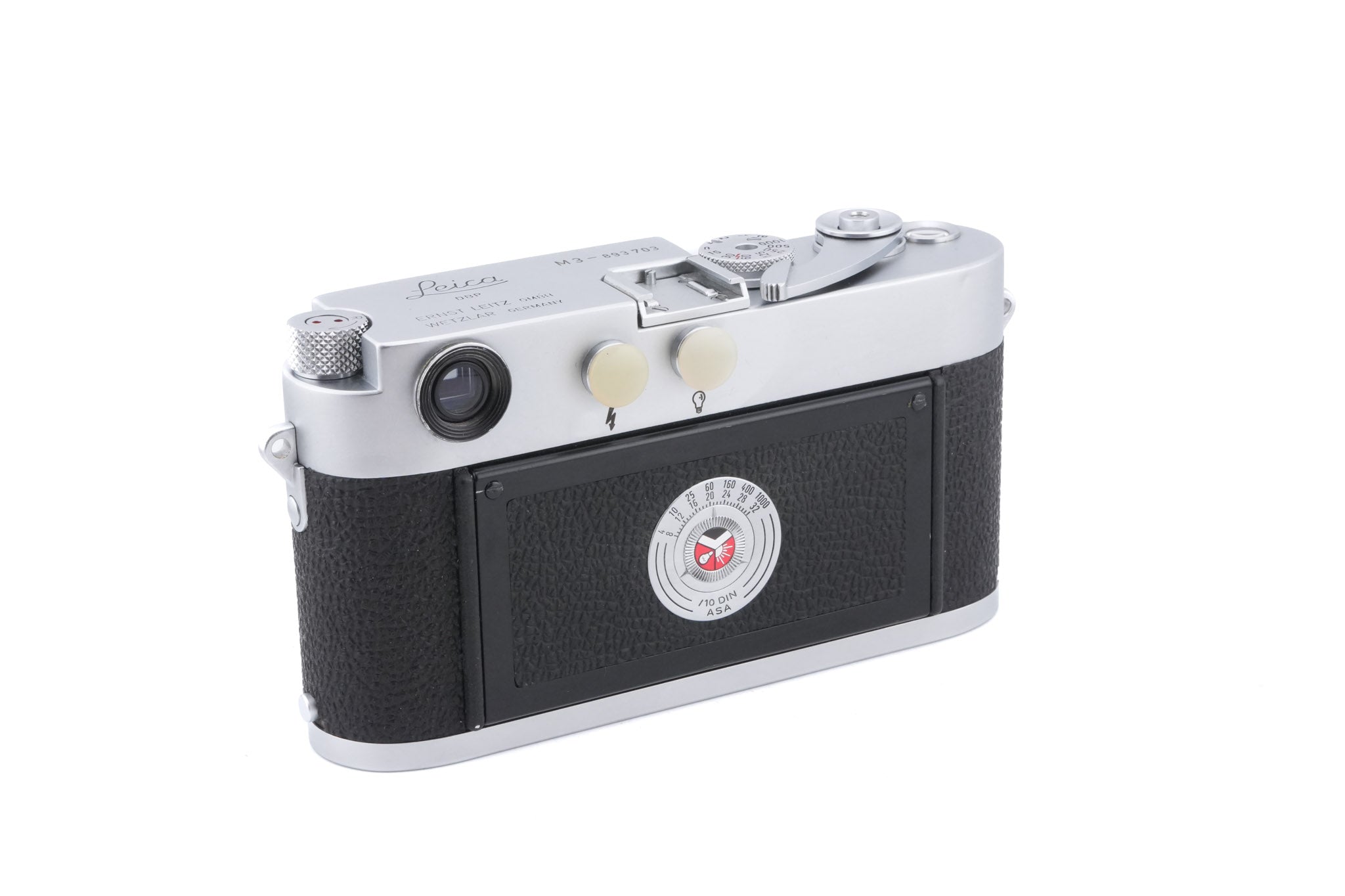 Leica M3 (Double Stroke) (IGEMO / 10150) + M3 Leather Ever Ready Case (14528)