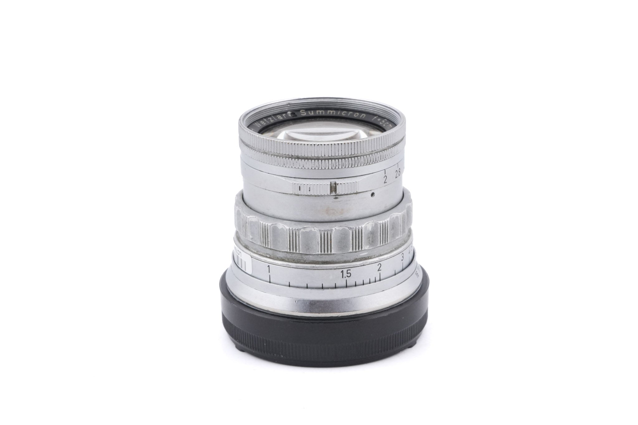 Leica 50mm f2 Summicron (Type II) (Silver, SOOIC-MS / SOSIC / 11118 / 11618 / 11818)
