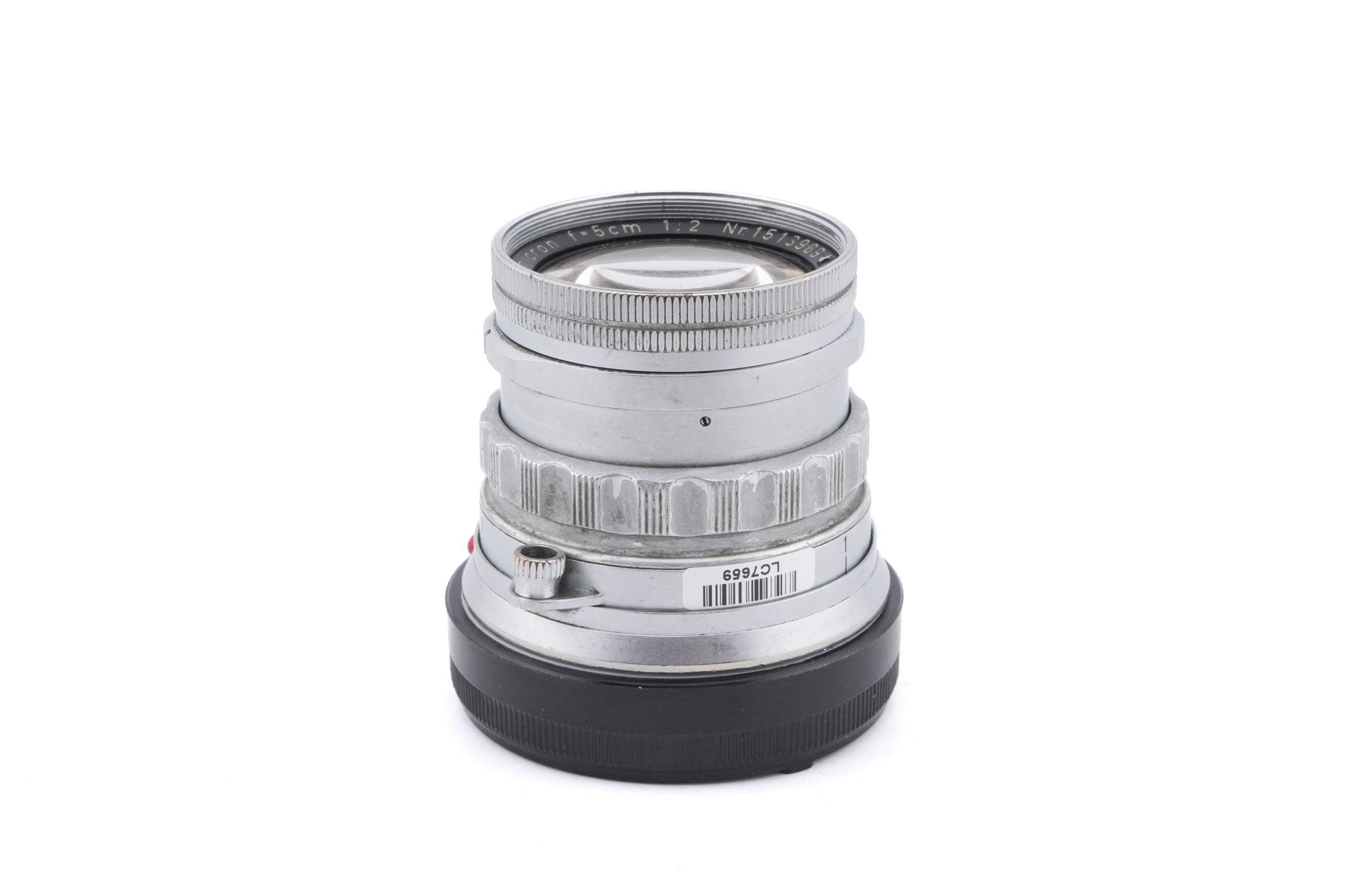 Leica 50mm f2 Summicron (Type II) (Silver, SOOIC-MS / SOSIC / 11118 / 11618 / 11818)