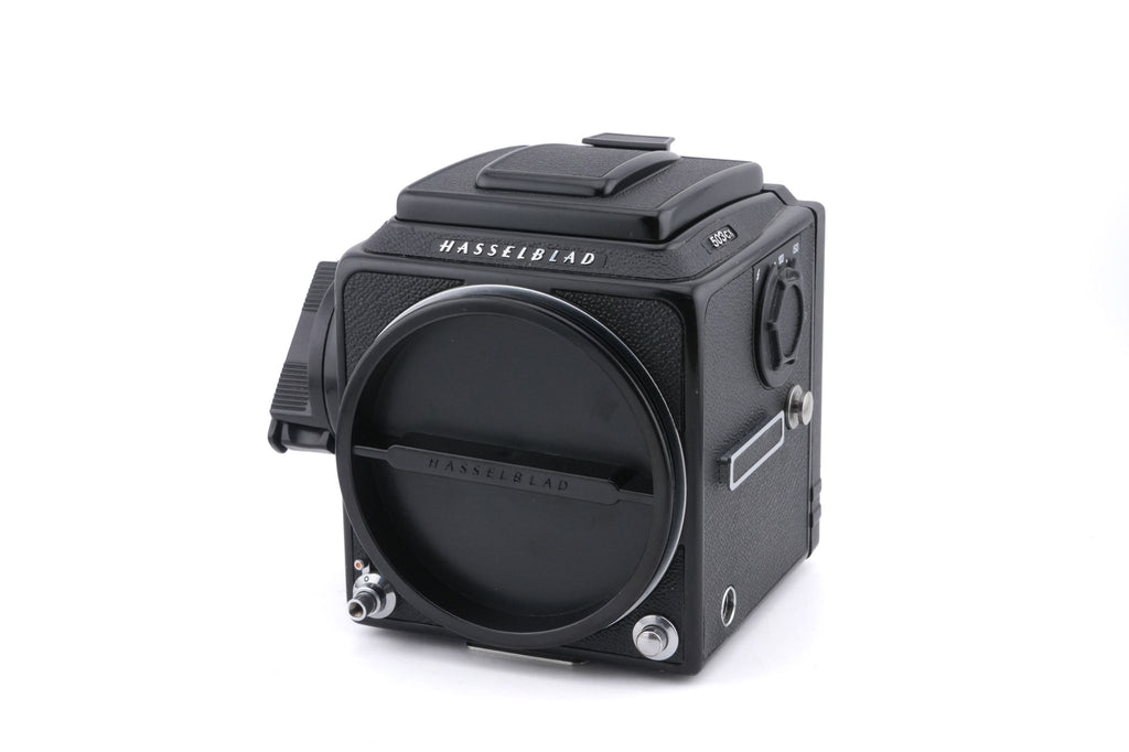 Hasselblad 503CX (Black, 10172) + Acute Matte D Grid / Split Image Focusing Screen (42217) + Waist Level Finder (New / Black, 42323)