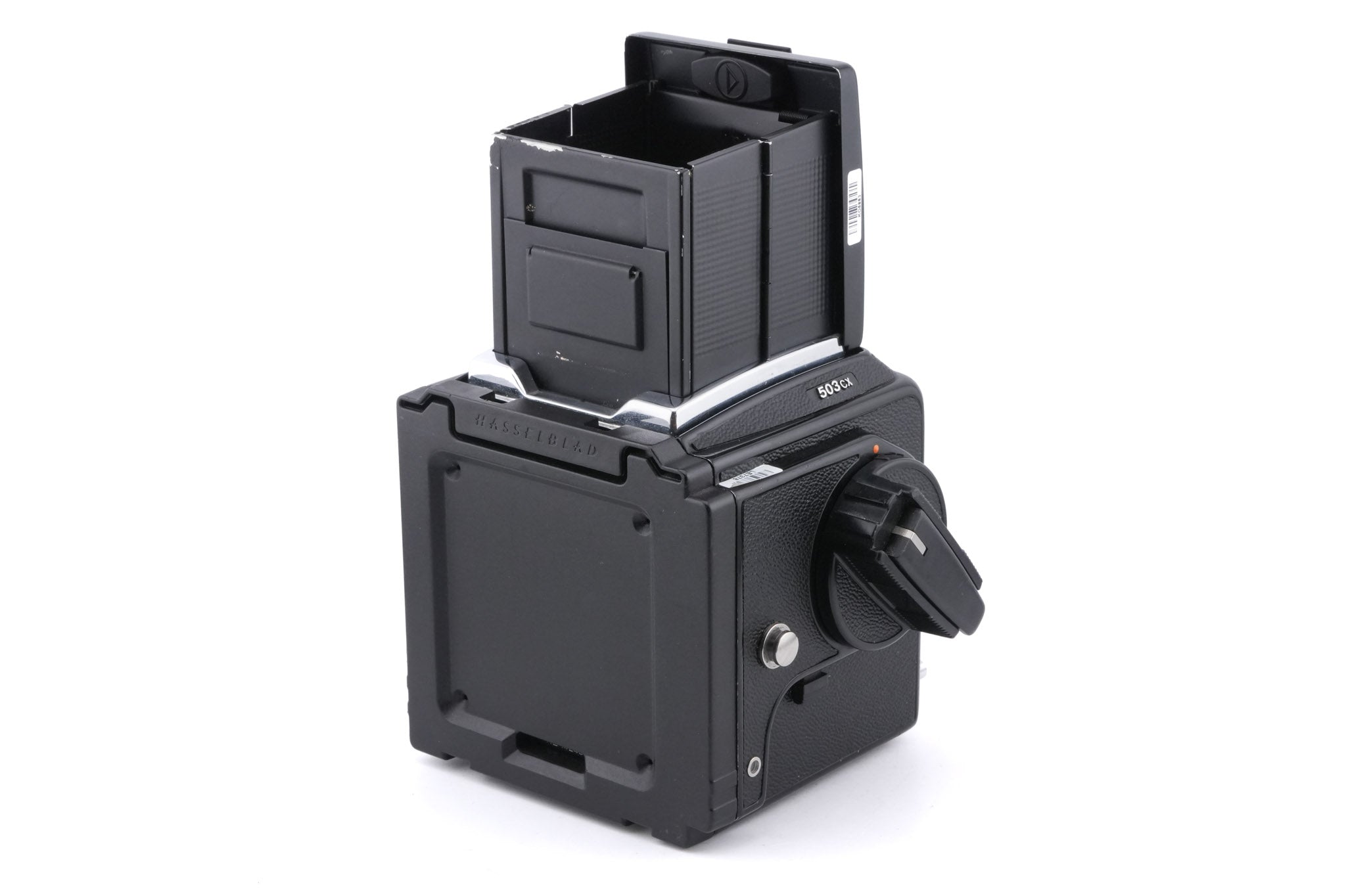 Hasselblad 503CX (Black, 10172) + Acute Matte D Grid / Split Image Focusing Screen (42217) + Waist Level Finder (New / Black, 42323)