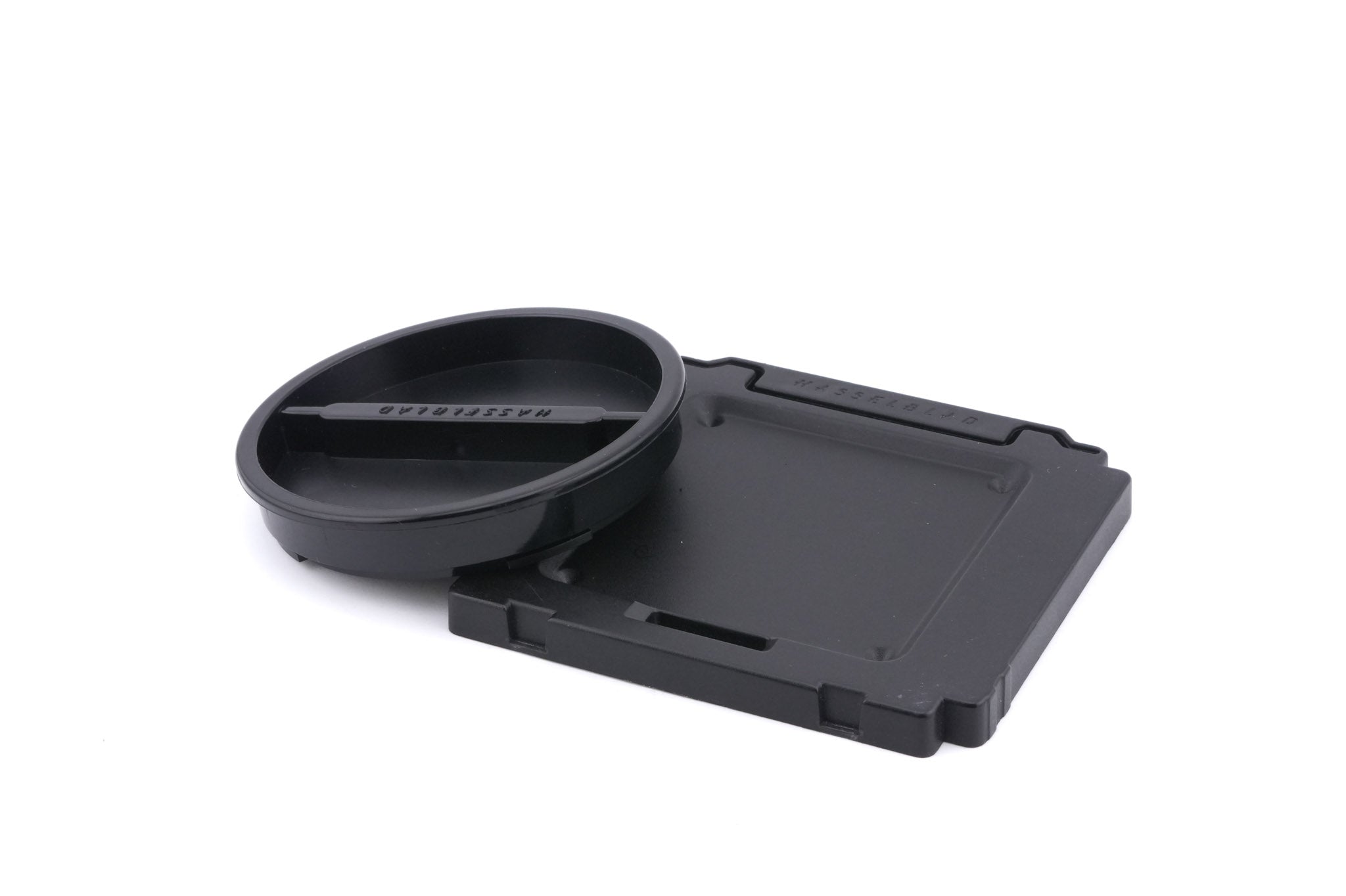Hasselblad 503CX (Black, 10172) + Acute Matte D Grid / Split Image Focusing Screen (42217) + Waist Level Finder (New / Black, 42323)