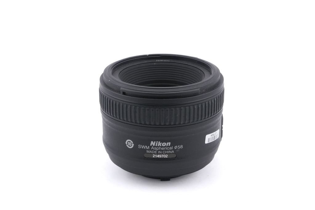 Nikon 50mm f1.8 AF-S Nikkor G