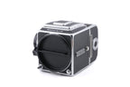 Hasselblad 500C/M (Silver, 10026) + A12N Film Magazine + Waist Level Finder (Old / Silver, 42021) + Rapid Winding Crank (Chrome, 44016/TIRFC) + Microprism / Split Image Focusing Screen K 20/20