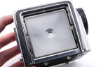 Hasselblad 500C/M (Silver, 10026) + A12N Film Magazine + Waist Level Finder (Old / Silver, 42021) + Rapid Winding Crank (Chrome, 44016/TIRFC) + Microprism / Split Image Focusing Screen K 20/20