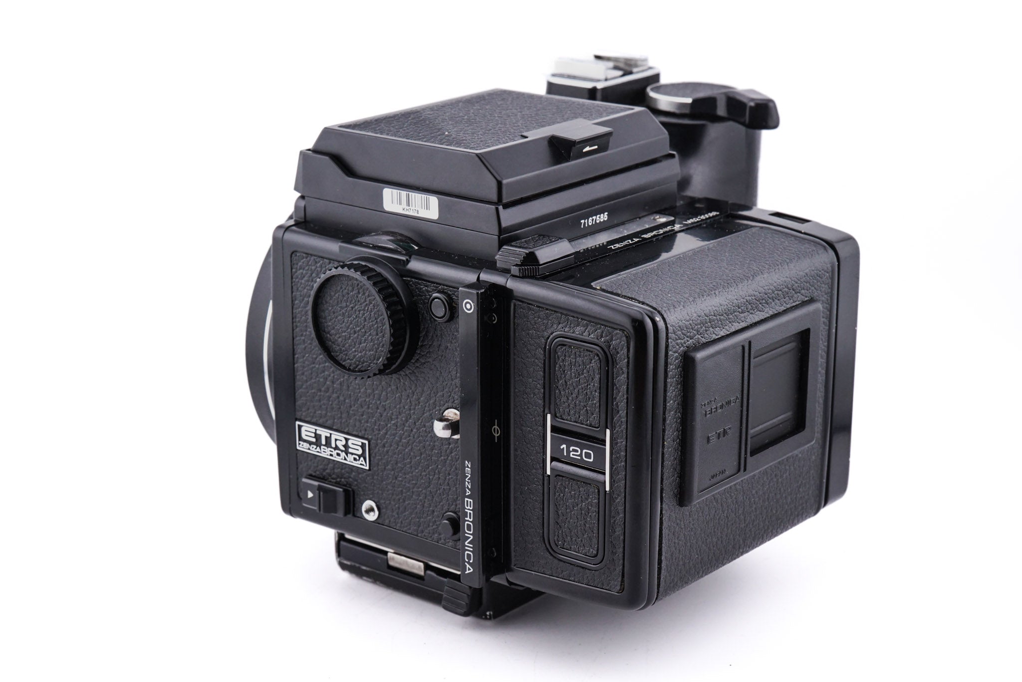 Zenza Bronica ETRS + ETR Winder + 120 Film Back + Waist Level Finder