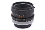 Canon 50mm f1.8 S.C.