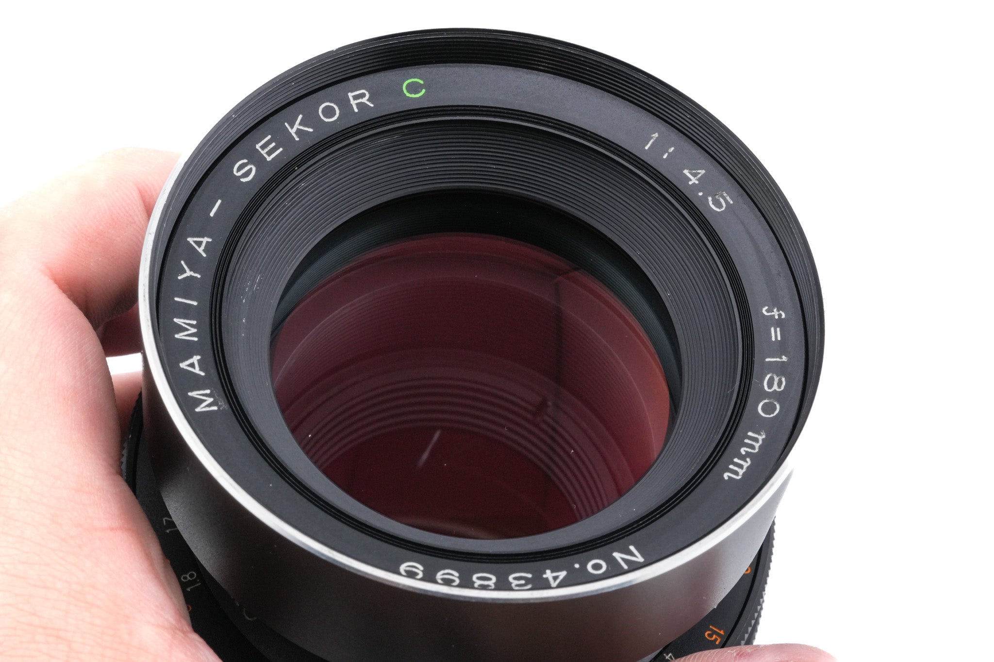 MAMIYA マミヤ SEKOR C 180mm F4.5 カメラ レンズ Q88 MAMIYA-SEKOR C F4.5 180mm 中判 カメラ レンズ 動作品 1円スタート