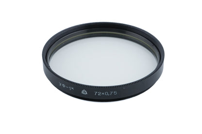 LZOS 72mm UV Filter ЧФ-1x