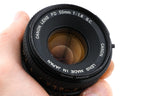 Canon 50mm f1.8 S.C.