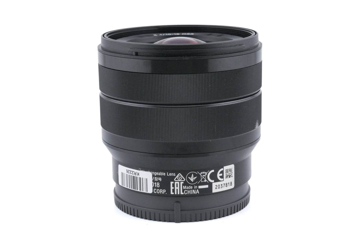 Sony 10-18mm f4 OSS (SEL1018)