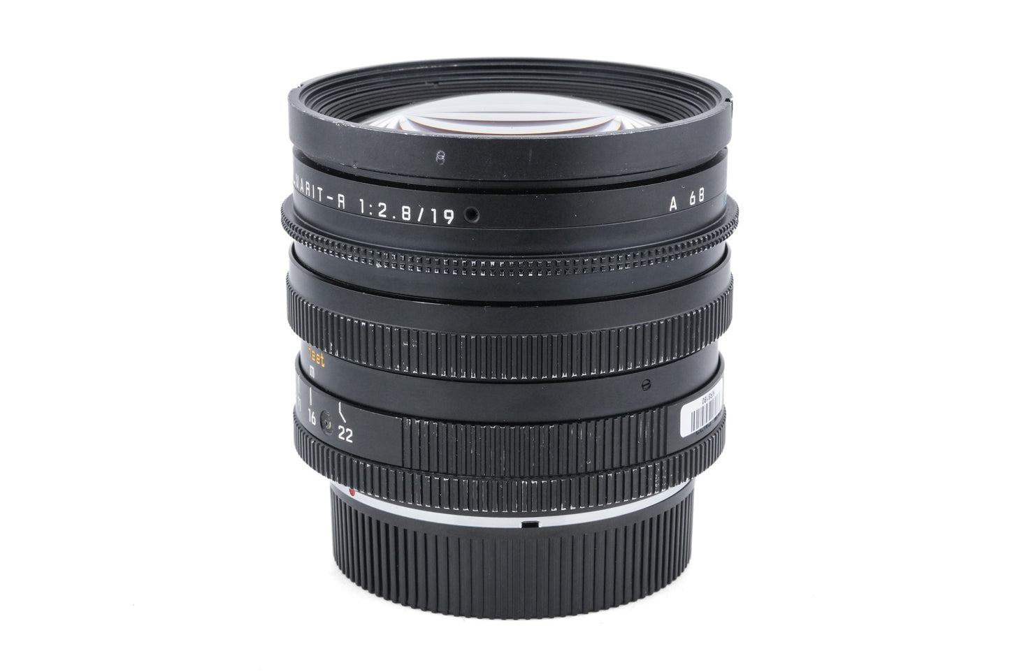 Leica 19mm f2.8 Elmarit-R (Type II) (3-Cam) (11258) + SIMple Fit Follow Focus Gear (Medium) + Leica R - Canon EF Mount Adapter (6-Hole) + Lens Hood (12546) + 80/85mm O.D. Simring (Leica R 19mm f2.8 VII)