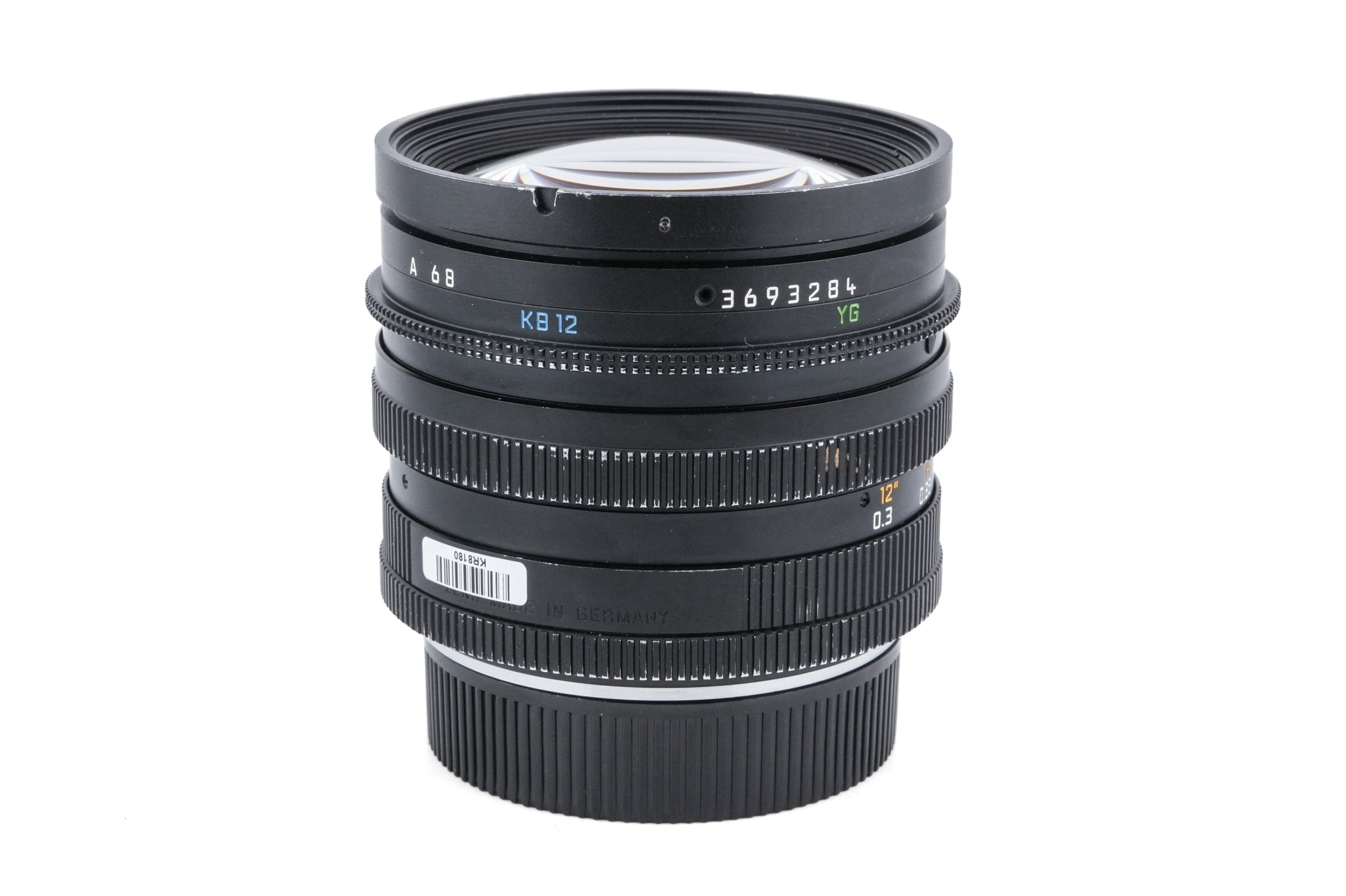 Leica 19mm f2.8 Elmarit-R (Type II) (3-Cam) (11258) + SIMple Fit Follow Focus Gear (Medium) + Leica R - Canon EF Mount Adapter (6-Hole) + Lens Hood (19mm f2.8 R) (12546) + 80/85mm O.D. Simring (Leica R 19mm f2.8 VII)