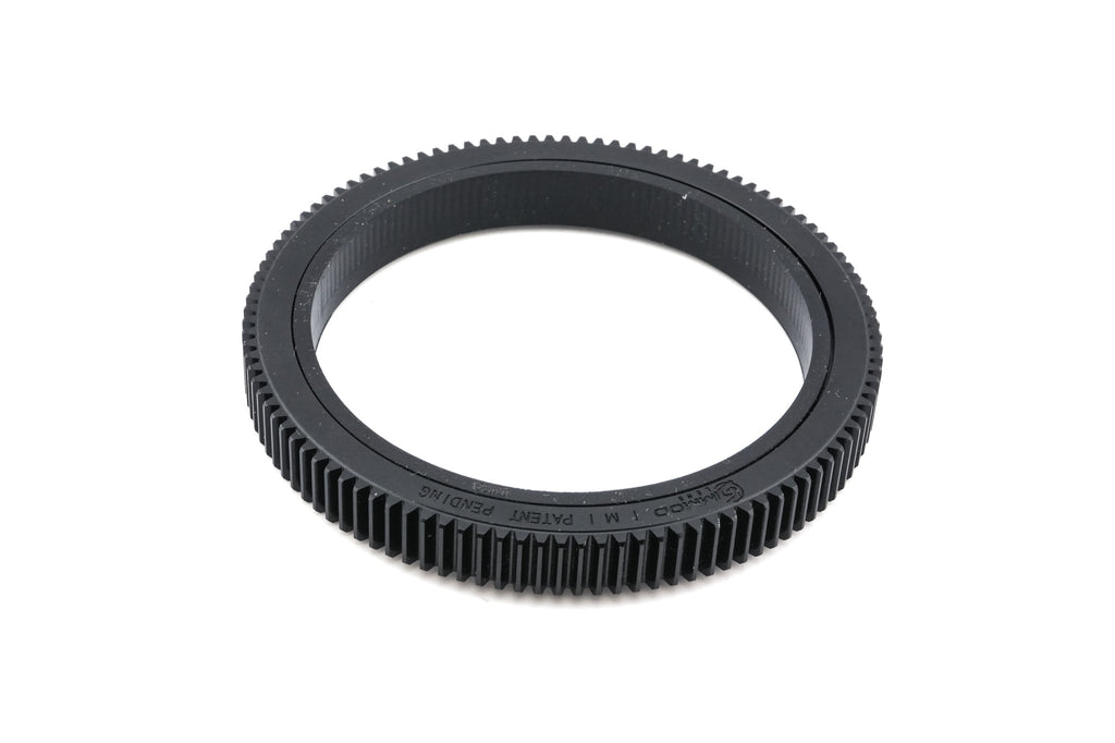 Leica 19mm f2.8 Elmarit-R (Type II) (3-Cam) (11258) + SIMple Fit Follow Focus Gear (Medium) + Leica R - Canon EF Mount Adapter (6-Hole) + Lens Hood (19mm f2.8 R) (12546) + 80/85mm O.D. Simring (Leica R 19mm f2.8 VII)