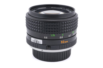 Minolta 50mm f1.4 MC Rokkor-PG