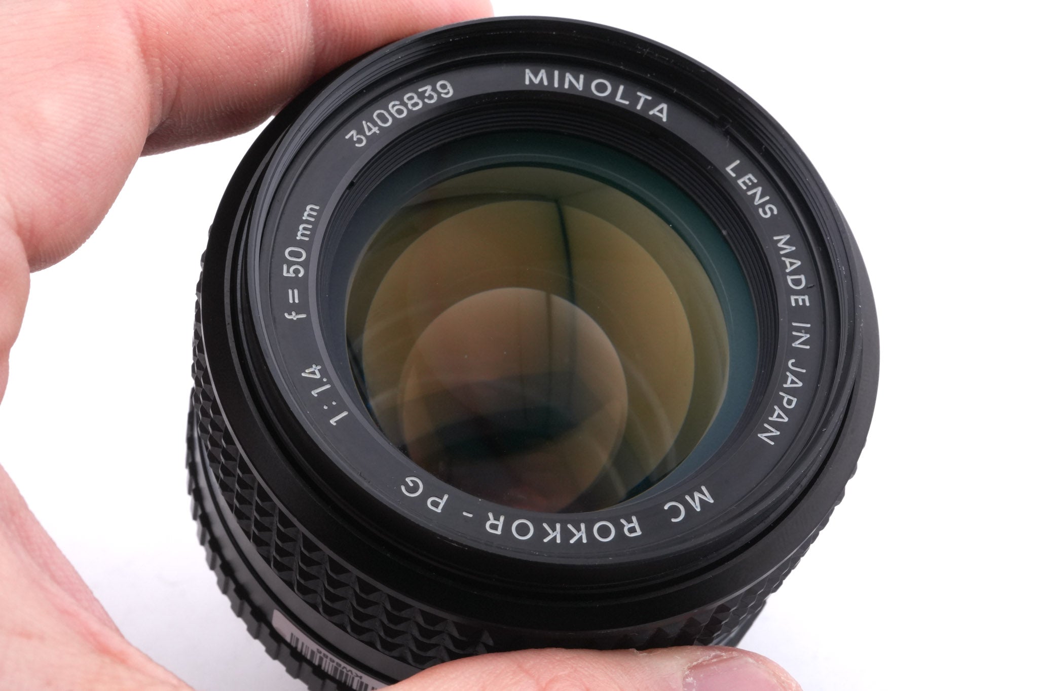 Minolta 50mm f1.4 MC Rokkor-PG
