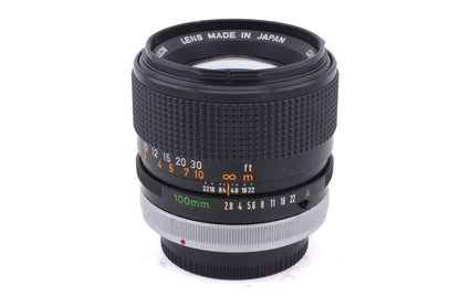 Canon 100mm f2.8 S.S.C.