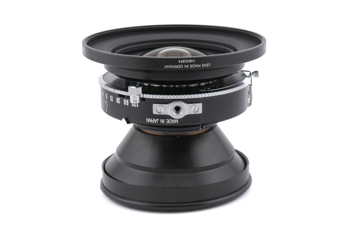 Schneider-Kreuznach 38mm f5.6 Super-Angulon MC XL-120° (Shutter)