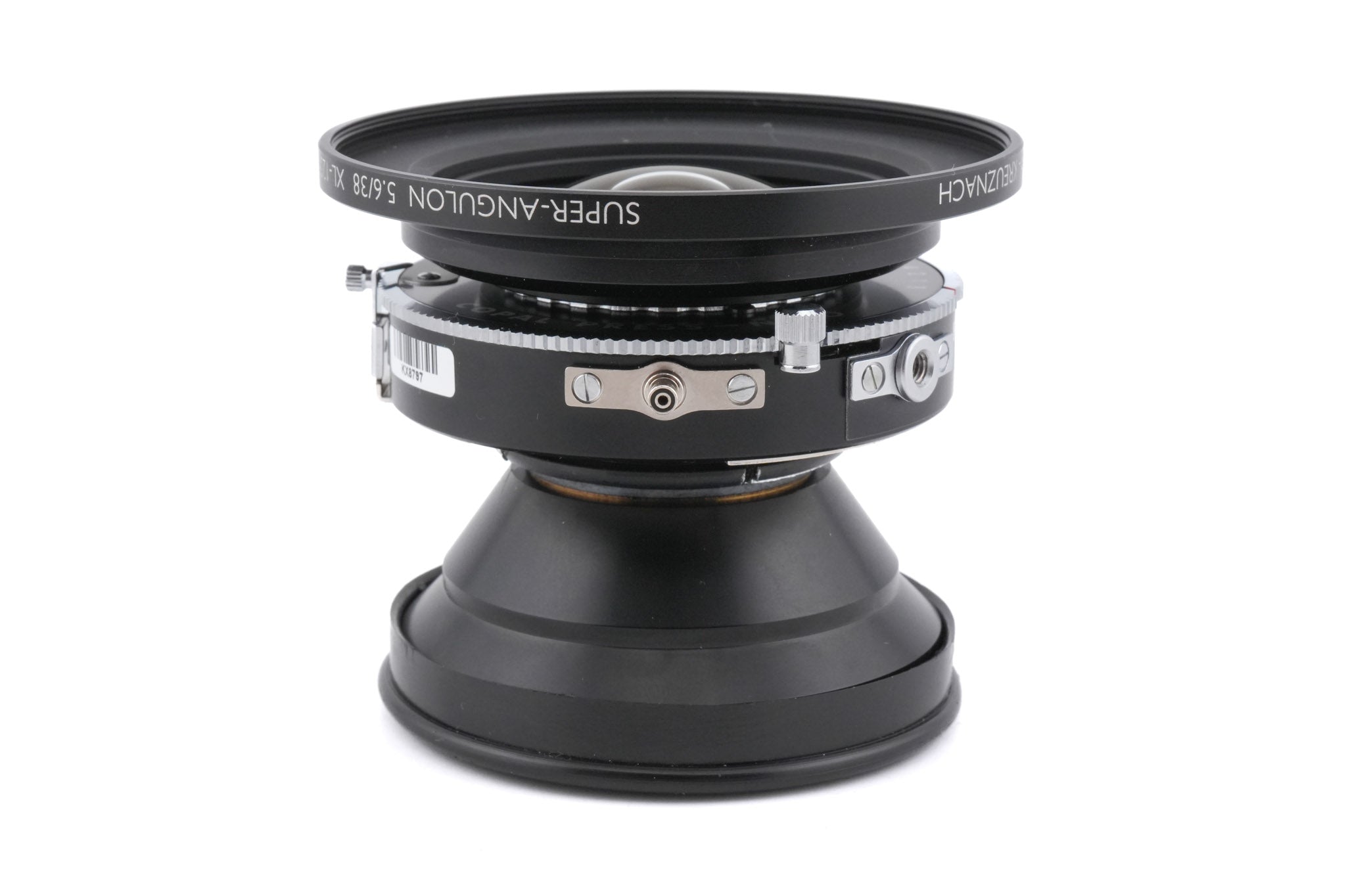 Schneider-Kreuznach 38mm f5.6 Super-Angulon MC XL-120° (Shutter)