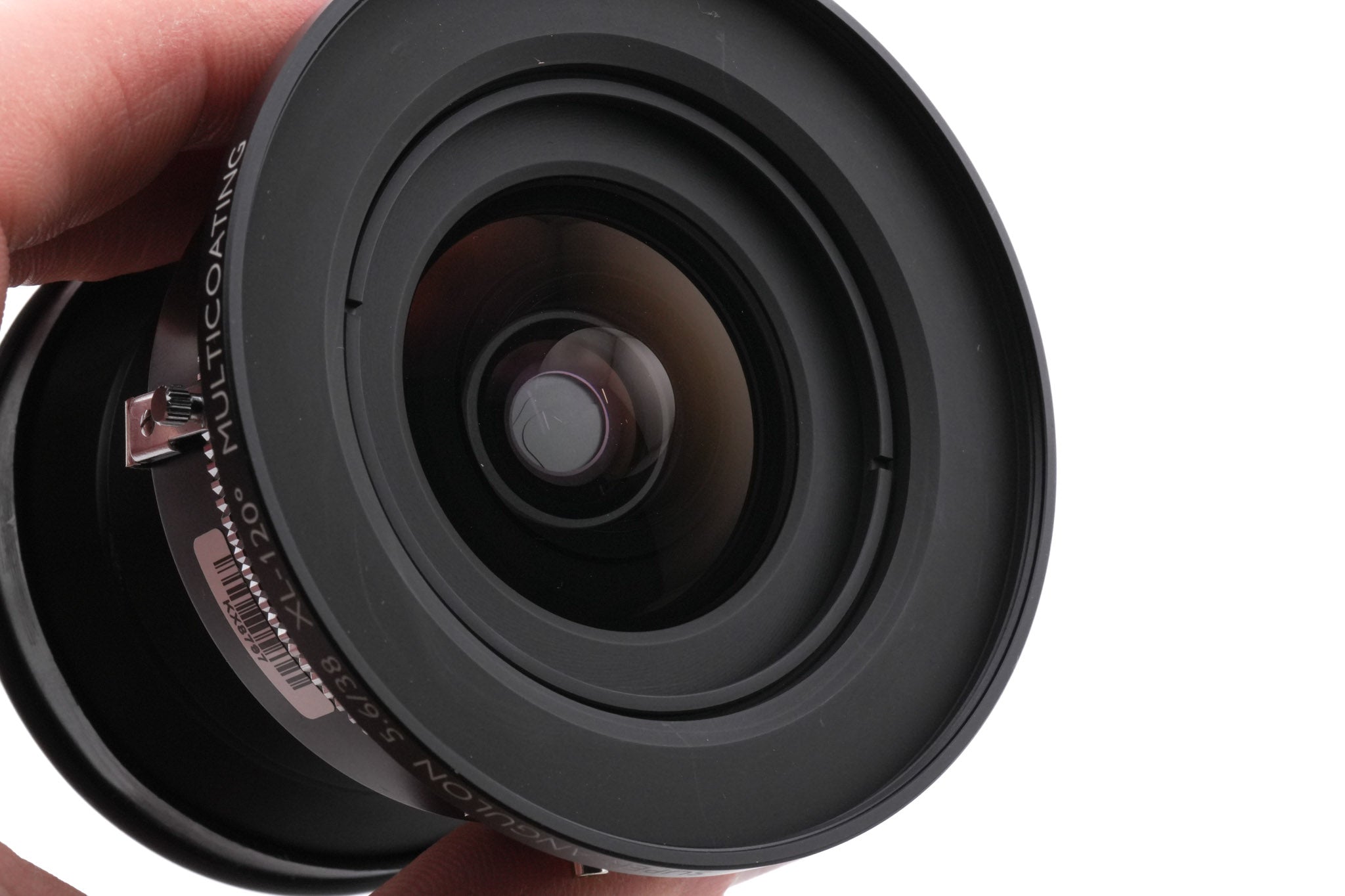 Schneider-Kreuznach 38mm f5.6 Super-Angulon MC XL-120° (Shutter)