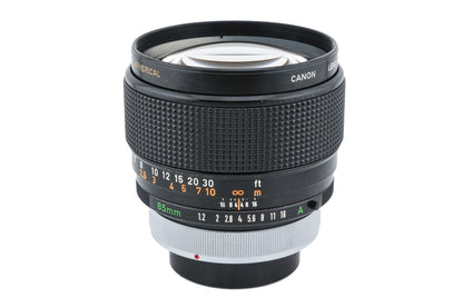 Canon 85mm f1.2 S.S.C. Aspherical