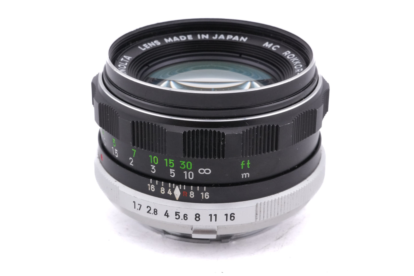 Minolta 55mm f1.7 MC Rokkor-PF