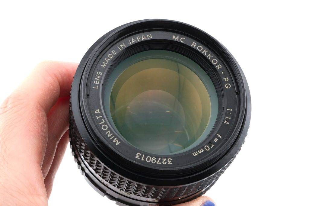 Minolta 50mm f1.4 MC Rokkor-PG