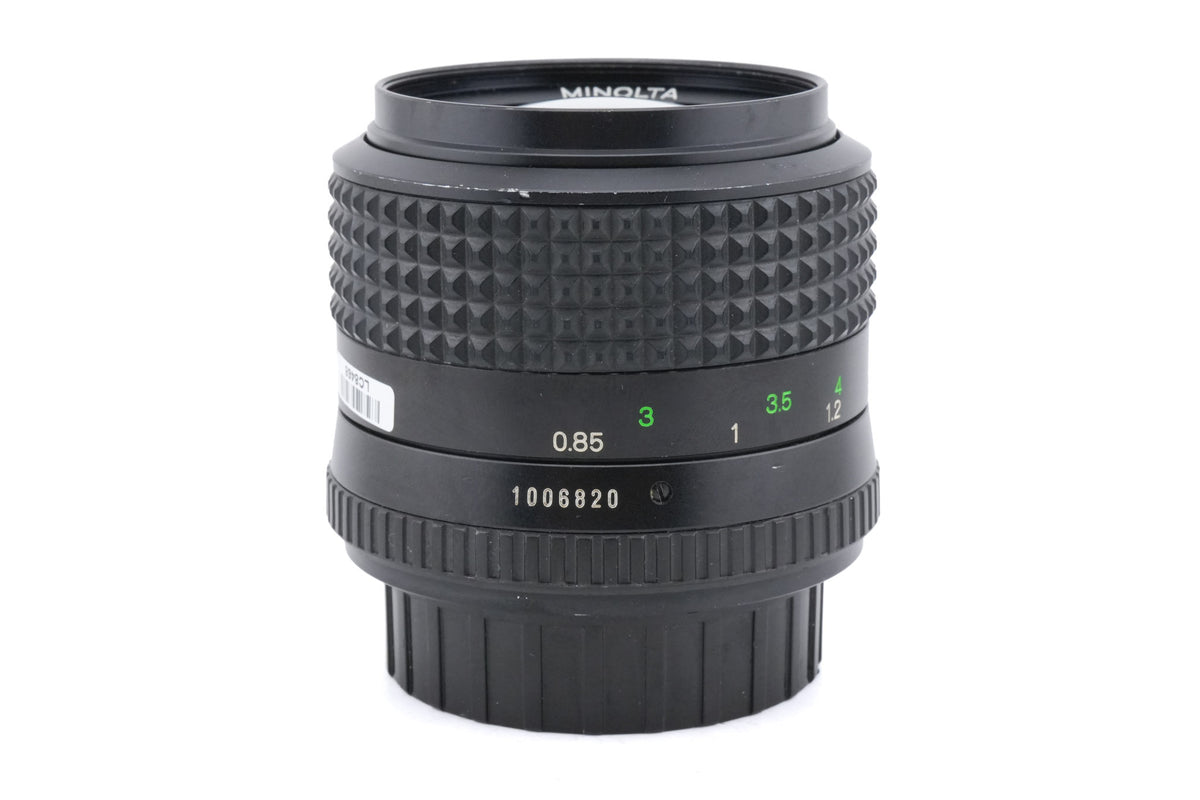 Minolta 85mm f2 MD