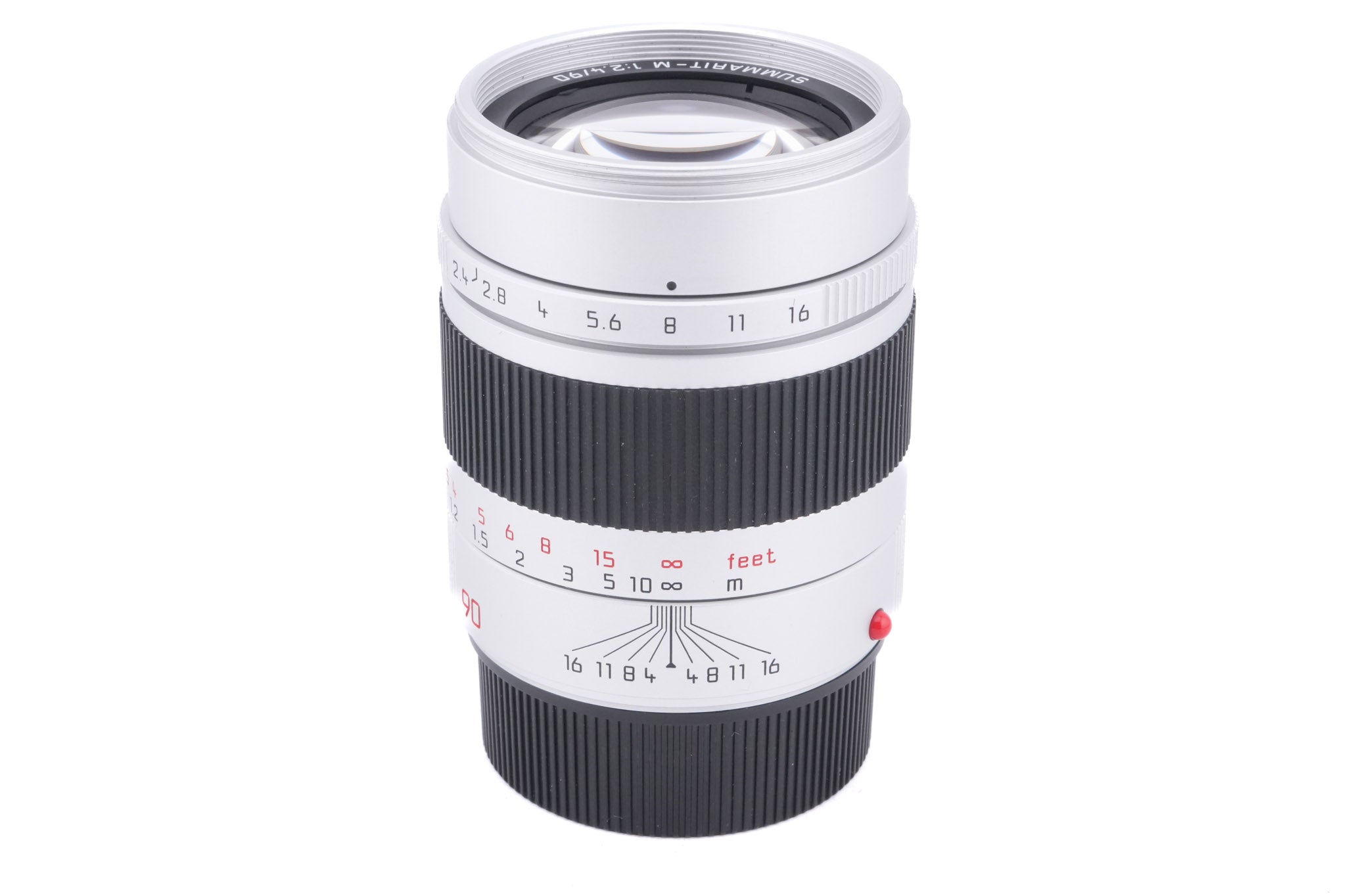 Leica 90mm f2.4 Summarit-M (Silver, 11685)