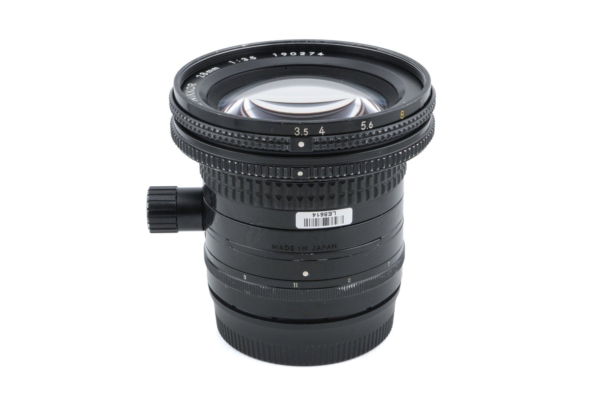 Nikon 28mm f3.5 PC-Nikkor