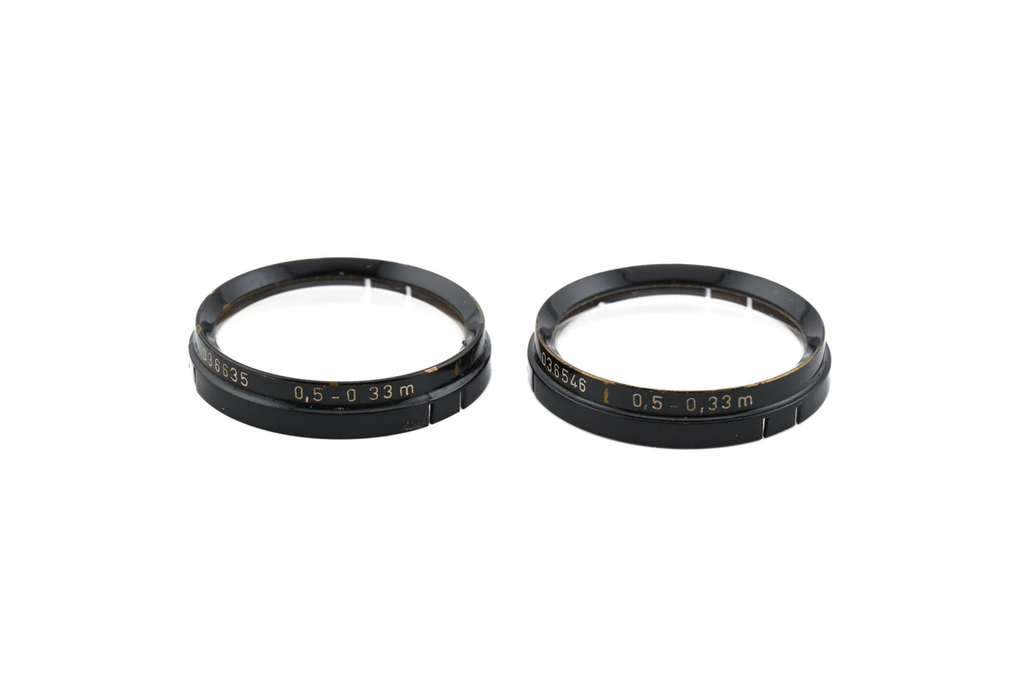 Generic 30mm Push-On Close-Up Lens Set (0.5-0.33m) - Accessory