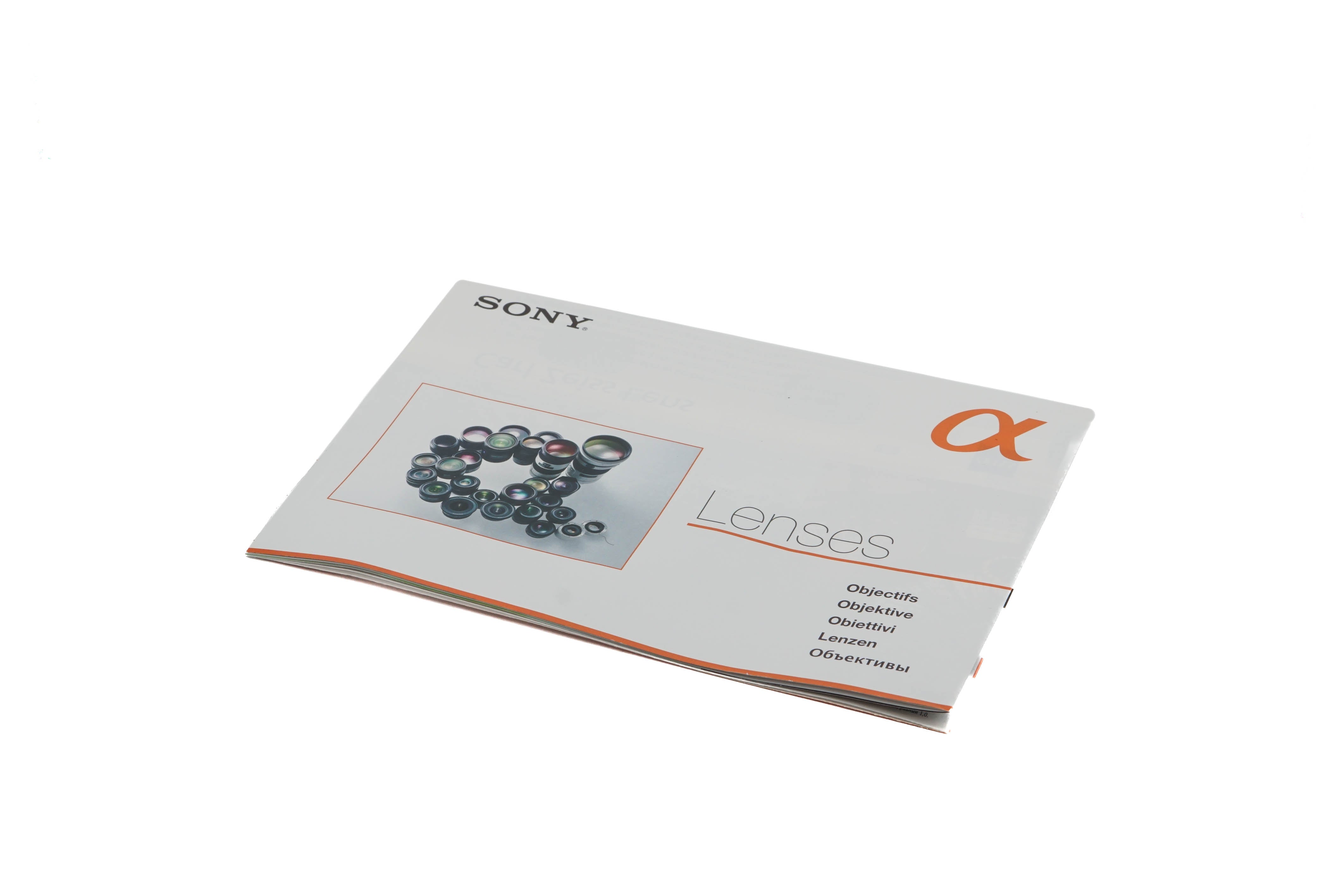 Sony A Mount Lenses Brochure - Accessory – Kamerastore