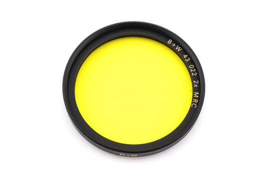 B+W 43mm Yellow Filter 495 MRC 022 - Accessory